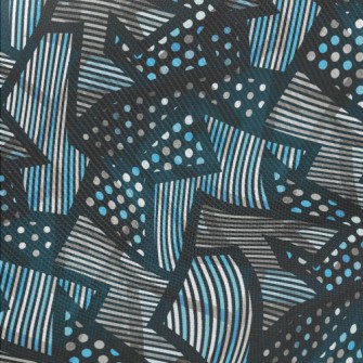 Shiny Geometric Pattern Twill