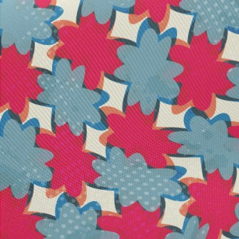 Stitching Irregular Color Bloc Twill