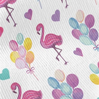 Watercolor Flamingo Balloon Standard Corduroy