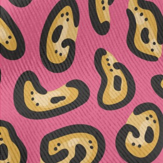 Bright Irregular Leopard Print Standard Corduroy