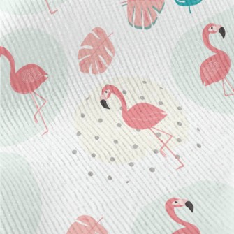 Flamingo Standing On One Leg Standard Corduroy