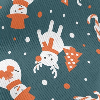 Red And White Christmas Charac Standard Corduroy