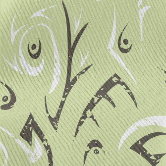 Mottled Geometric Pattern Standard Corduroy
