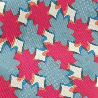 Stitching Irregular Color Bloc Standard Corduroy