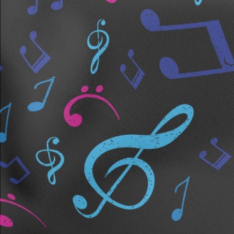 Fluorescent Notes Stretch Ponte