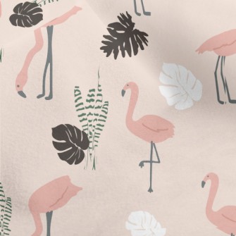 Pink Flamingo Micro Fleece