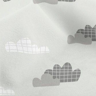 Simple Lattice Clouds Micro Fleece