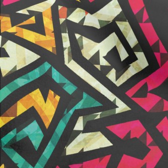 Swirl Geometry Micro Fleece