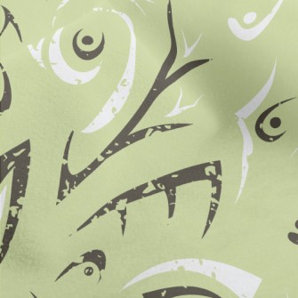 Mottled Geometric Pattern Micro Fleece