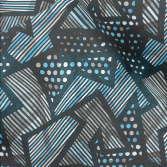 Shiny Geometric Pattern Micro Fleece