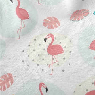 Flamingo Standing On One Leg Minky