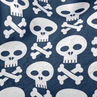 Skull Bones Minky
