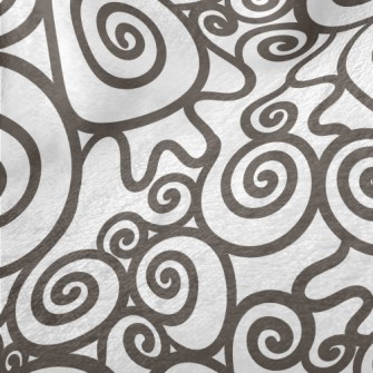 Swirls Of Varying Sizes Minky
