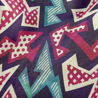 Irregular Geometric Pattern Of Minky