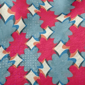 Stitching Irregular Color Bloc Minky