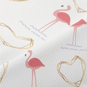 Flamingo And Love Piqué