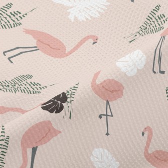 Pink Flamingo Piqué