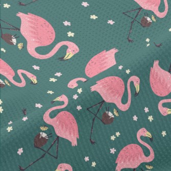 Flamingo Loves Coconut Juice Piqué