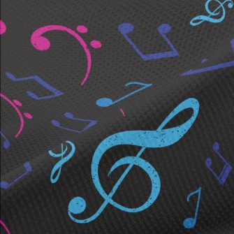 Fluorescent Notes Piqué
