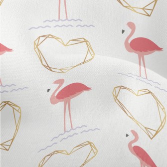 Flamingo And Love Lightweight Performance Linen