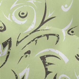 Mottled Geometric Pattern Lightweight Performance Linen