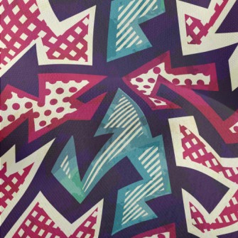 Irregular Geometric Pattern Of Lightweight Performance Linen