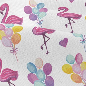 Watercolor Flamingo Balloon Modern Jersey