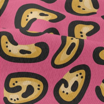 Bright Irregular Leopard Print Modern Jersey