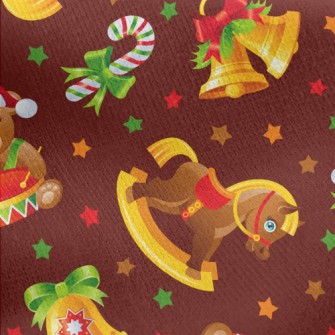 Christmas Atmosphere Gift Jersey Backed Fleece