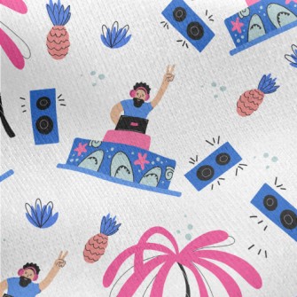Bearded And Lively DJ Jersey Backed Fleece