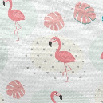 Flamingo Standing On One Leg Pongee