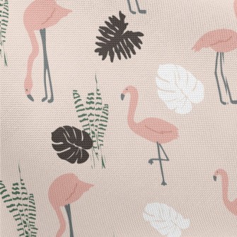 Pink Flamingo Pongee