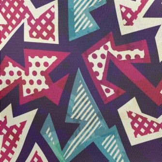 Irregular Geometric Pattern Of Pongee