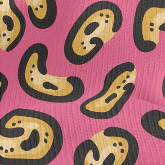 Bright Irregular Leopard Print Stretch Jersey