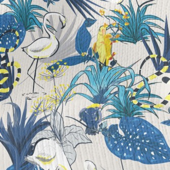 Rainforest Birds Venomous Snak Stretch Jersey