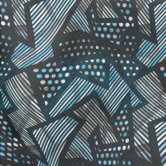 Shiny Geometric Pattern Lightweight Cotton Poplin