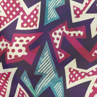 Irregular Geometric Pattern Of Lightweight Cotton Poplin