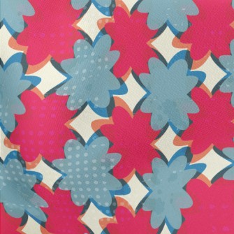 Stitching Irregular Color Bloc Lightweight Cotton Poplin