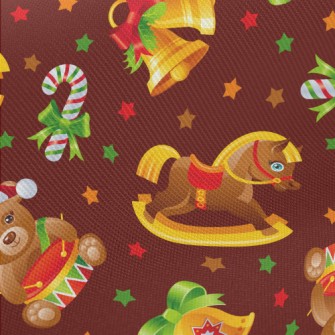 Christmas Atmosphere Gift Midweight Cotton Poplin