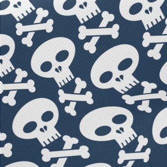 Skull Bones Midweight Cotton Poplin