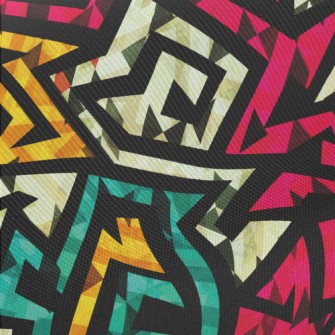 Swirl Geometry Midweight Cotton Poplin