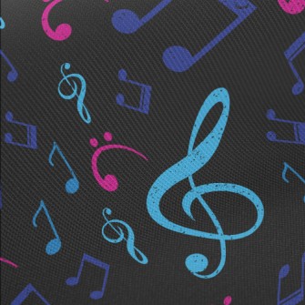 Fluorescent Notes Midweight Cotton Poplin