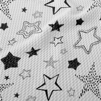 Sketch Basket Empty Stars Birdseye Piqué