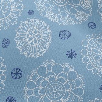 Beautiful Line Flower Chiffon