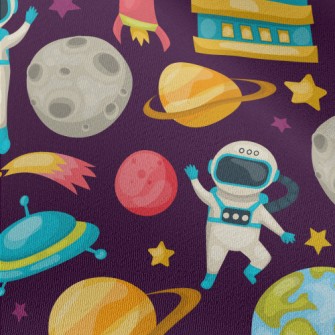 Space Astronaut Rocket Chiffon