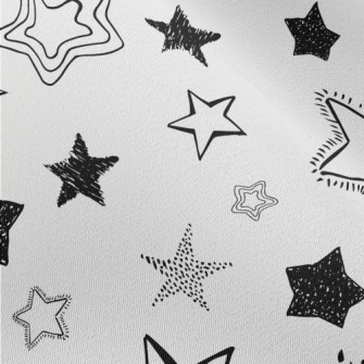 Sketch Basket Empty Stars Chiffon