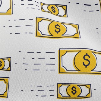 Full Of US Dollar Bills Chiffon