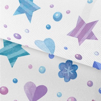 Cute Watercolor Love Hearts An Waterproof Oxford