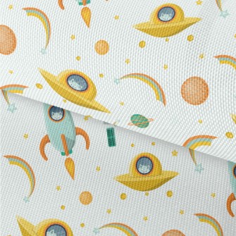 Raccoon Goes To Outer Space Waterproof Oxford