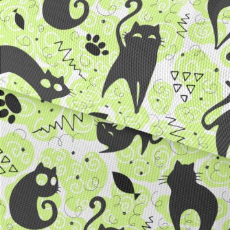 Fluorescent Playful Cat Waterproof Oxford